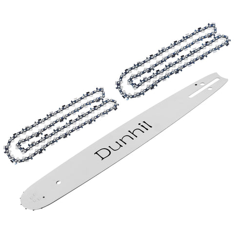 Dunhil 24-inch bar for Husqvarna fits larger saws and extends cutting reach.