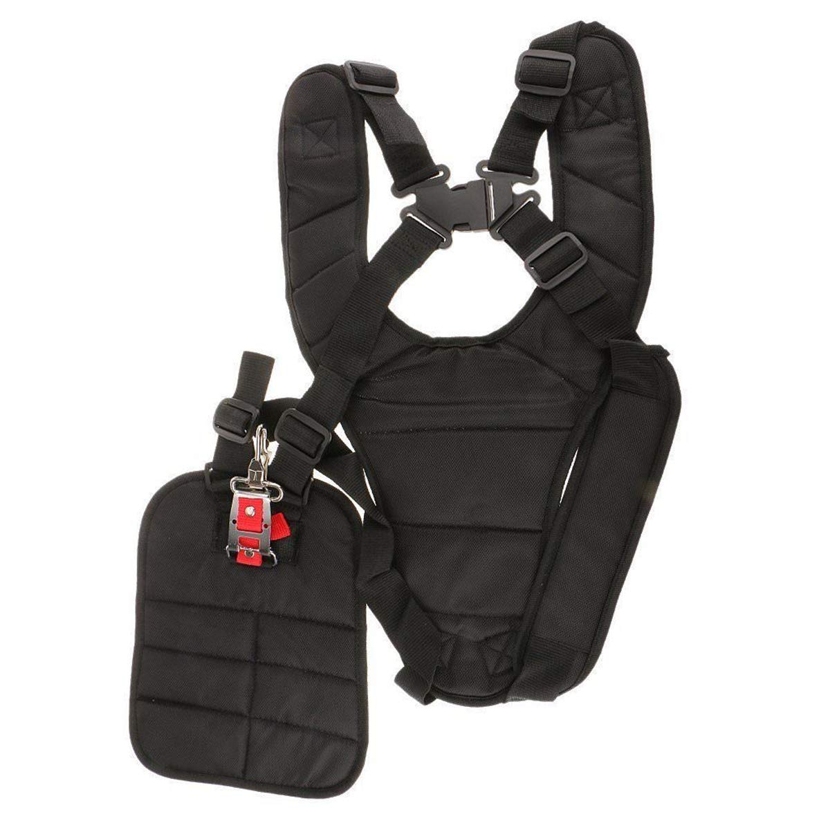 Dunhil Black Comfort Belt front view shows padded support for long trimming sessions.