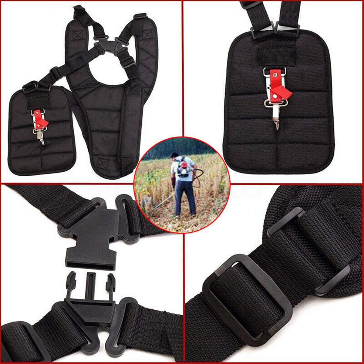 Dunhil double-strap side view demonstrates even weight distribution during work.