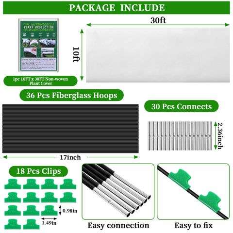 Dunkive greenhouse tunnel setup extends the growing season outdoors