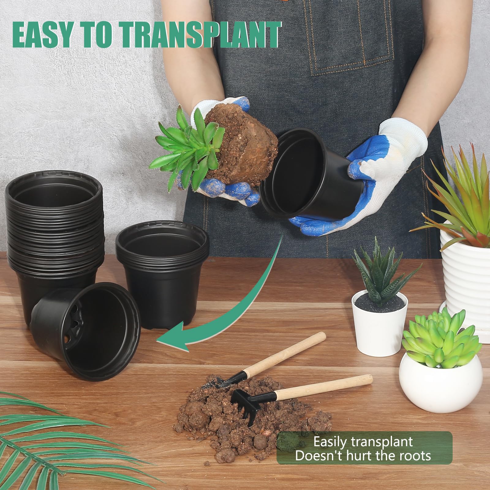 DUNPUTE 120-pack seed starting kit for bulk planting.