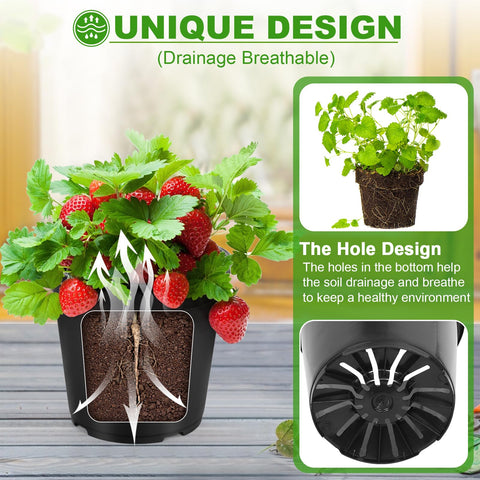 DUNPUTE 2-Gallon pot smooth surface is easy to wipe clean.