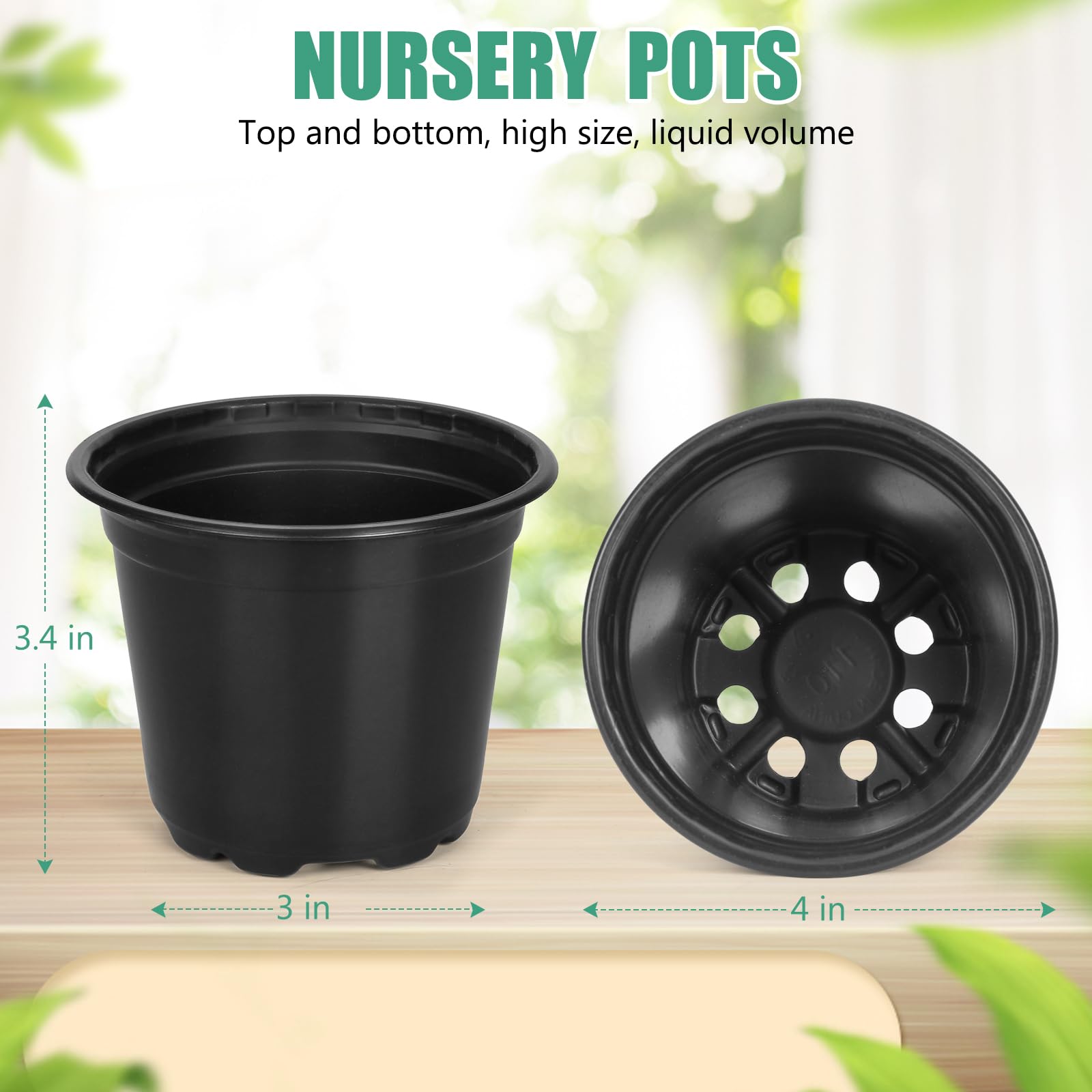 DUNPUTE pot showing bottom drainage holes to prevent waterlogging.