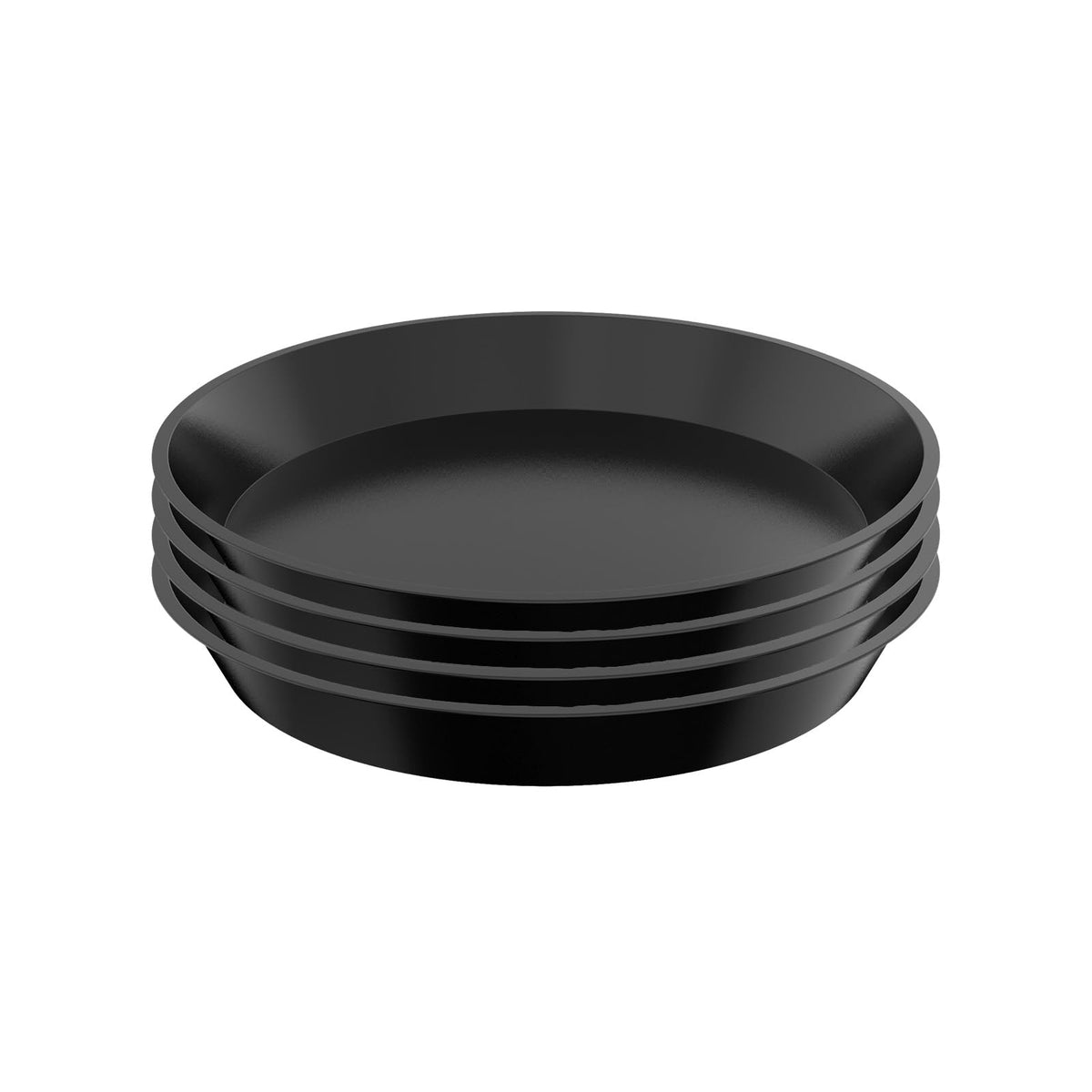 DUNPUTE plant saucer 4-inch preventing spills under a small pot.