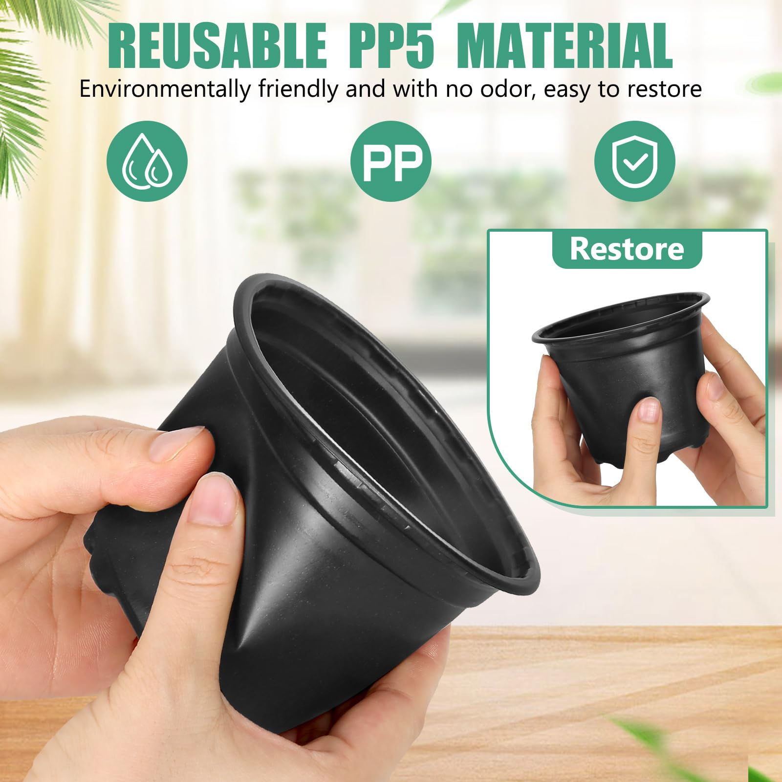 DUNPUTE seedling pots create a supportive environment from germination to transplanting.