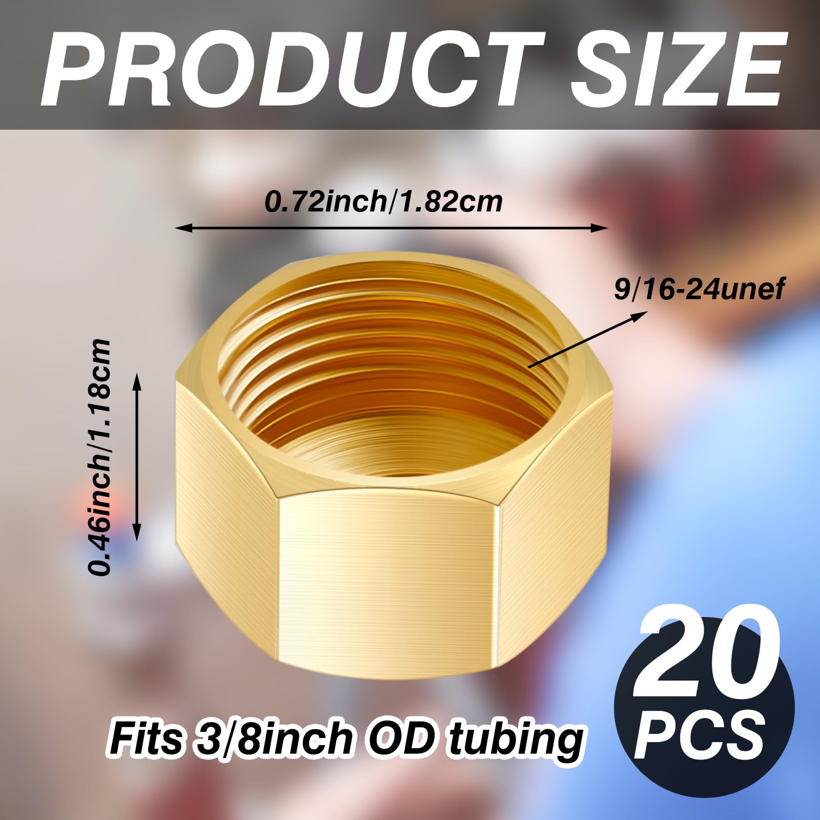 Dunzy threaded brass cap valve enables easy termination and flow control.