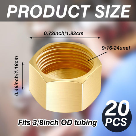 Dunzy threaded brass cap valve enables easy termination and flow control.