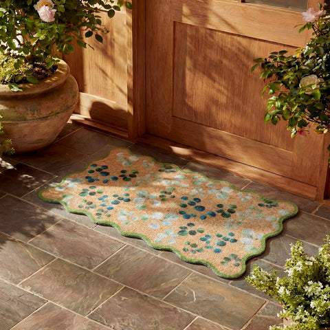 Dunzy quick-clean doormat cleans easily with shake or rinse.