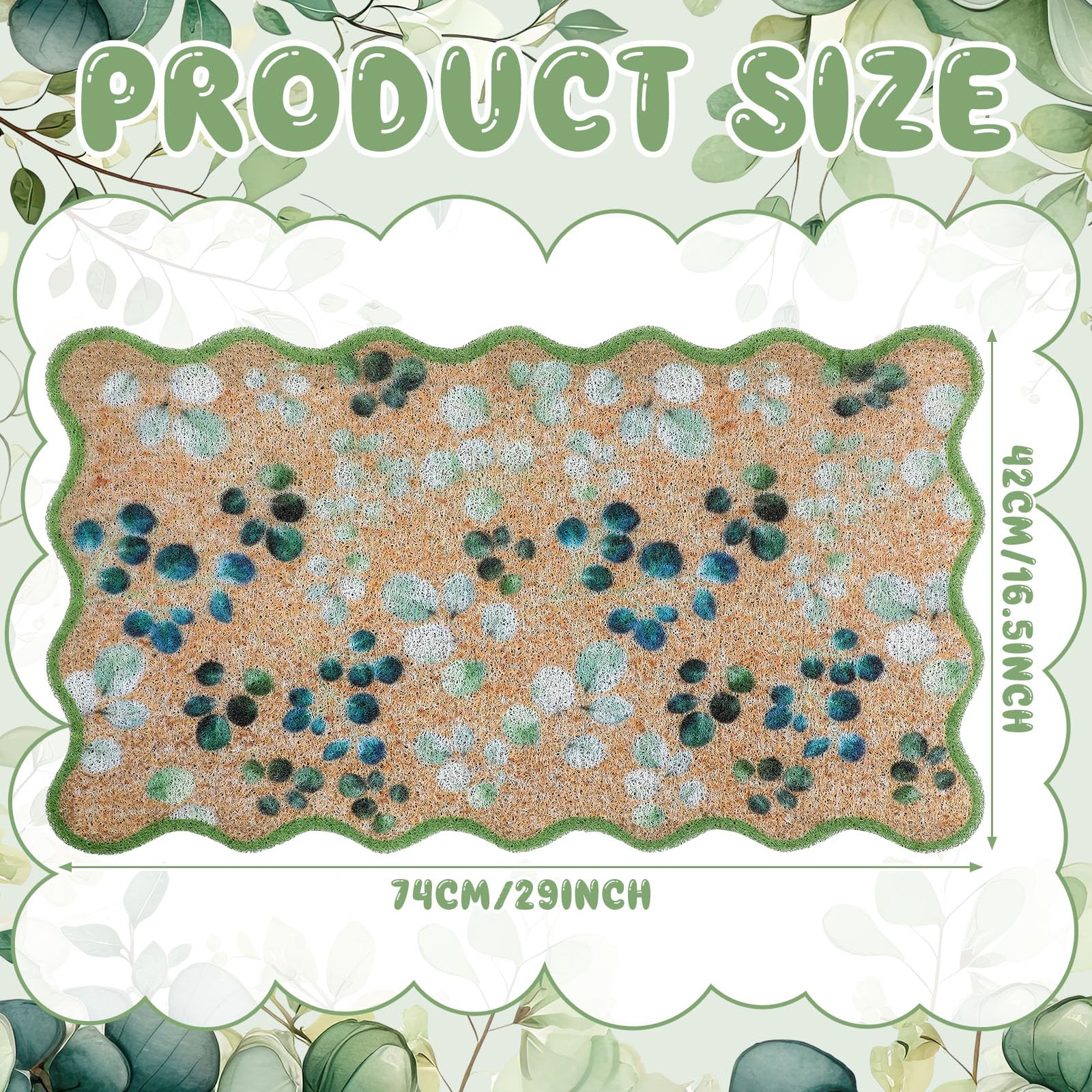 Dunzy faux coir surface doormat combines durability with year-round indoor-outdoor use.