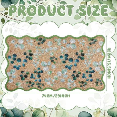Dunzy faux coir surface doormat combines durability with year-round indoor-outdoor use.