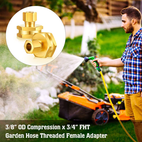 Dunzy hose adapter in garden setup enables versatile outdoor watering