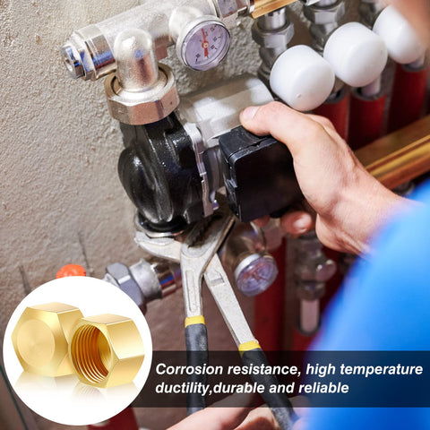 Dunzy outdoor water pipes cap protects joints in outdoor areas.