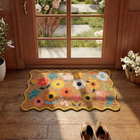 Dunzy spring doormat makes a thoughtful gift and seasonal accent.