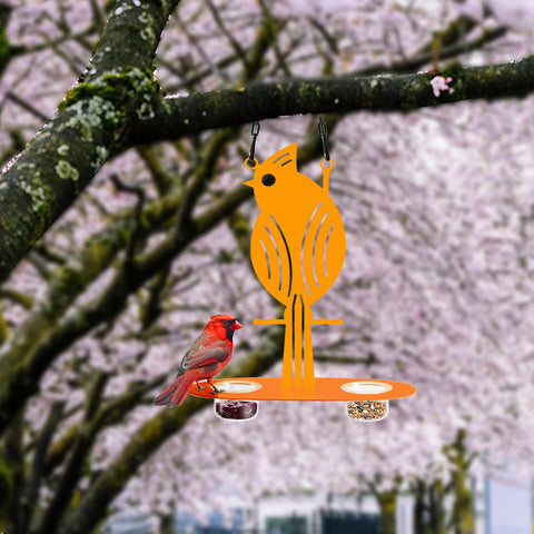 DUOYOUNG Garden feeder adds decorative wildlife charm to outdoor spaces.