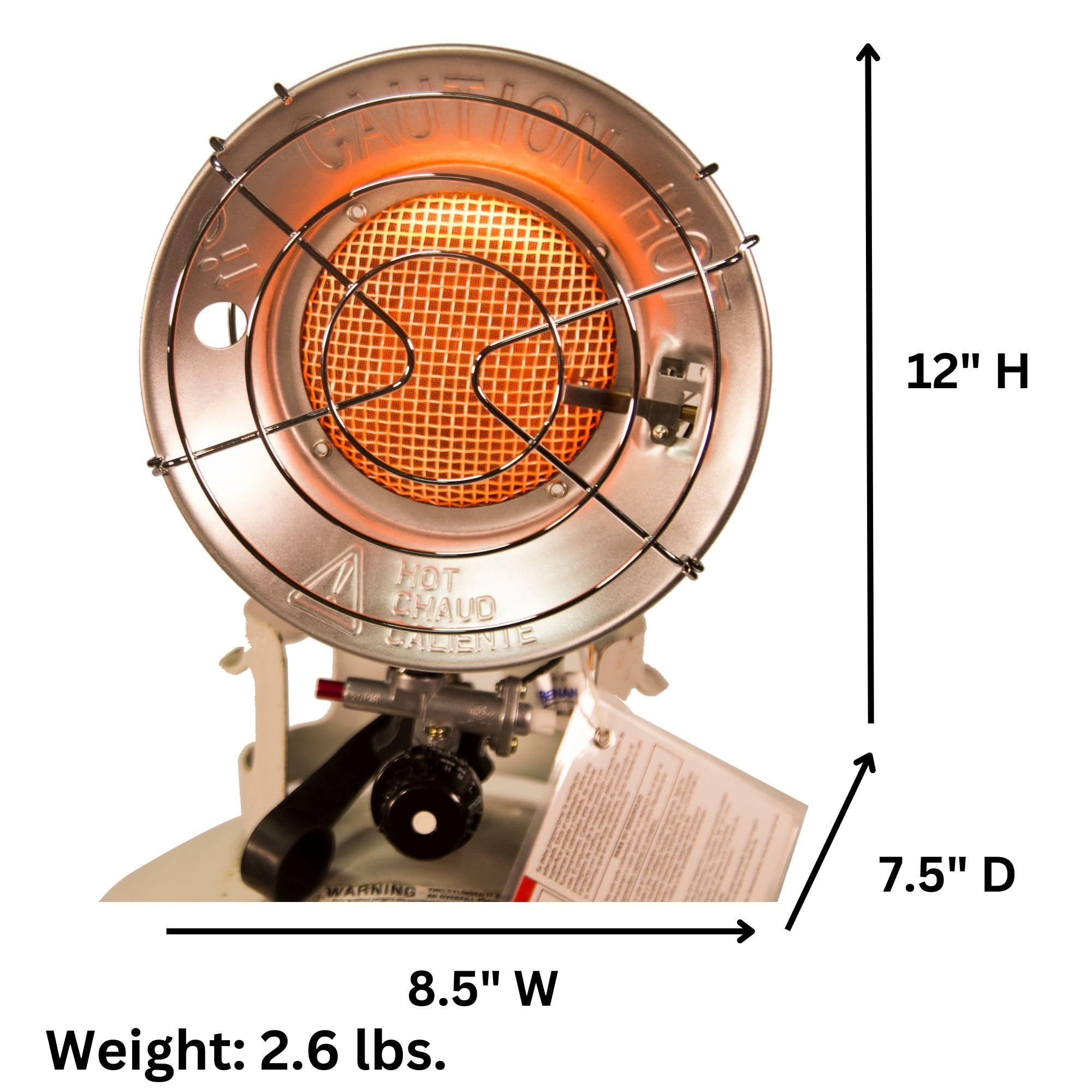 Dura Heat TT-15CSA delivers 15,000 BTU for fast outdoor warmth.
