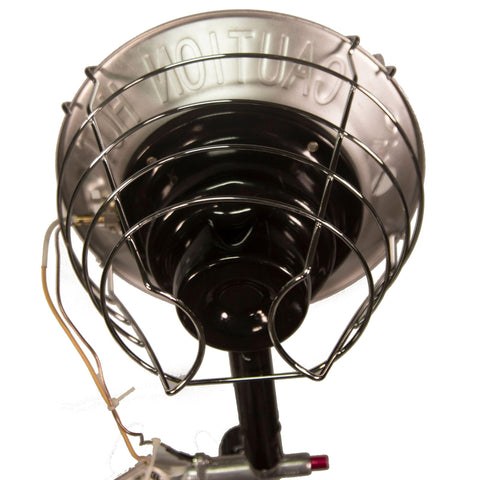 Dura Heat TT-15CSA connects to 20 lb propane tank for long heat.