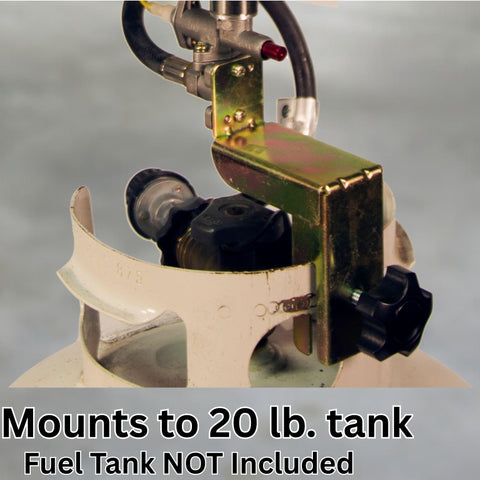 Dura Heat TT-360 operates without electricity, ideal for remote worksites and camps.