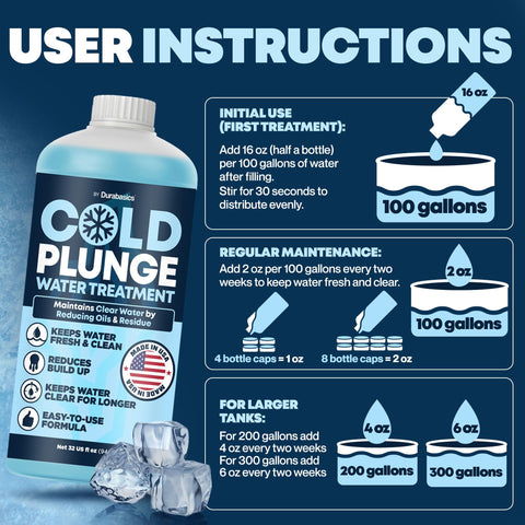 Durabasics 3in1 bottle being poured into a tank demonstrates easy start-up