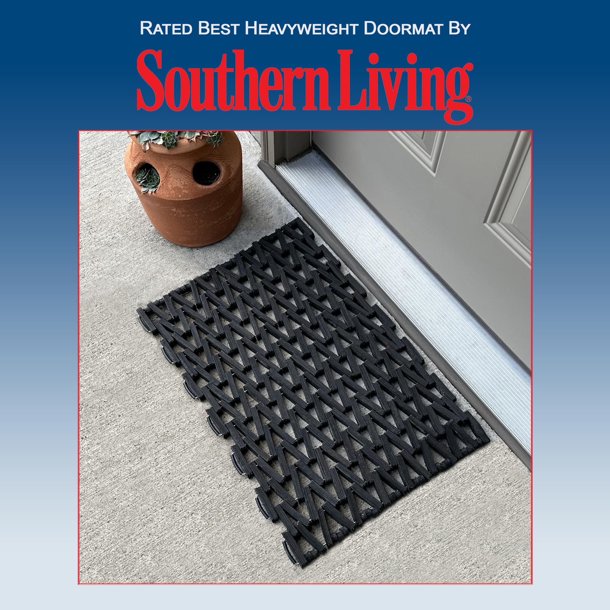 Durite anti-fatigue use shown for long entryway standing comfort.