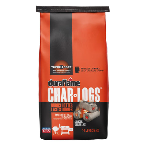 Duraflame Char-Logs 14 lb United States-made craftsmanship on the label.