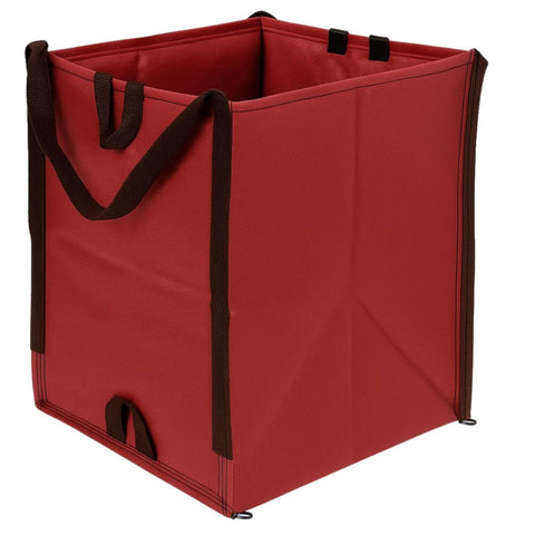 DURASACK 48gal bag with open top for quick yard cleanup.