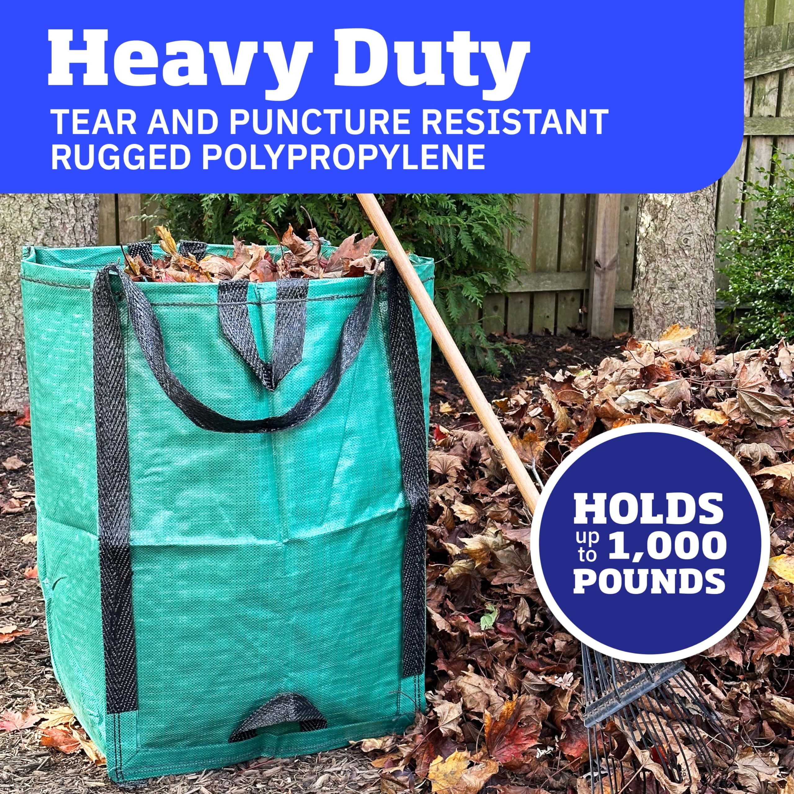 DURASACK reinforced handles heavy-loads bag for safe hauling.