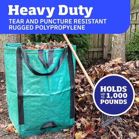 DURASACK reinforced handles heavy-loads bag for safe hauling.