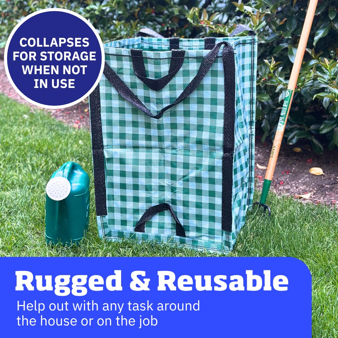 DURASACK water-resistant polypropylene keeps materials protected in wet conditions.