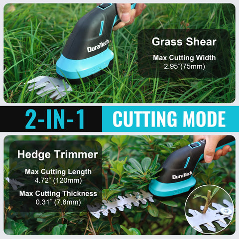 DURATECH 4-inch grass blade ideal for weeds and edge trimming