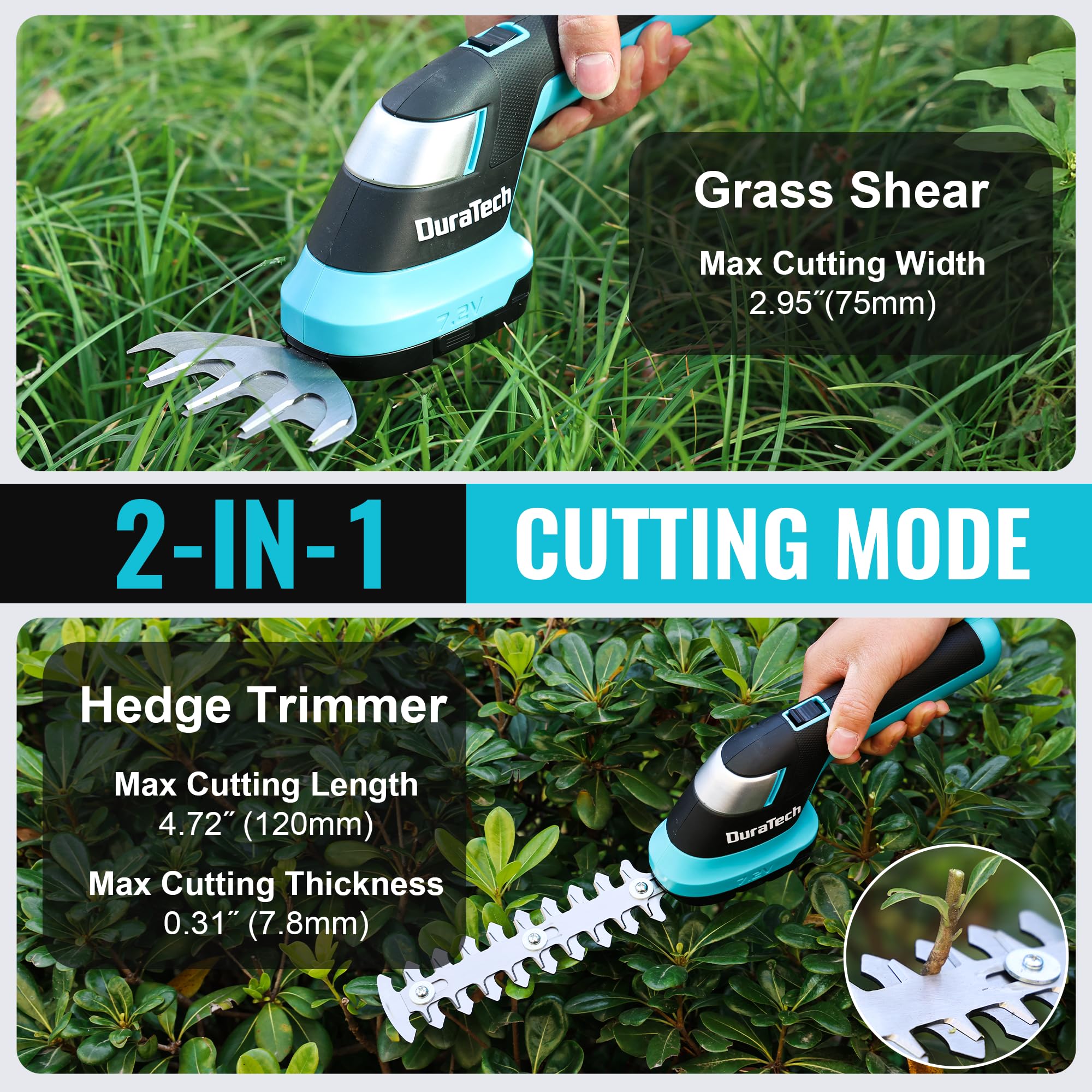 DURATECH 4 inch grass blade for edging and weed trimming