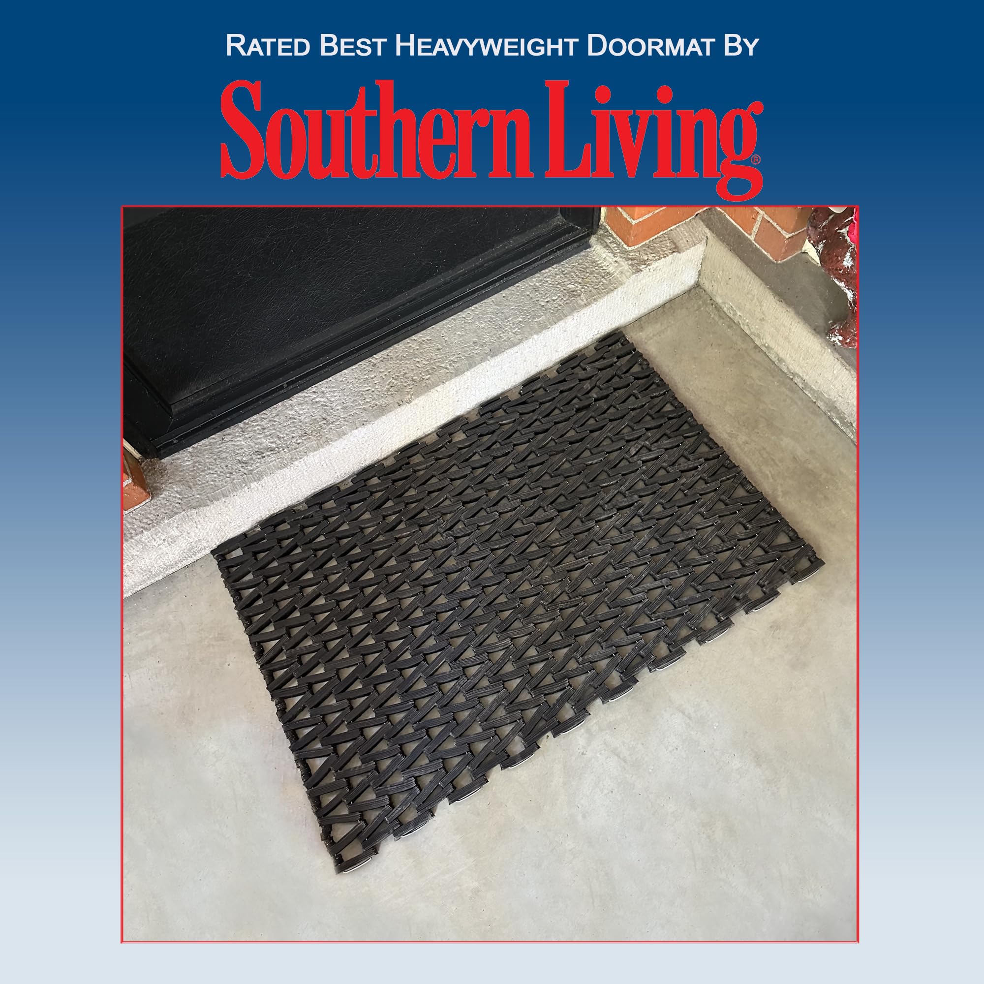 Durite doorway application shows durable entry mat at an indoor doorway.