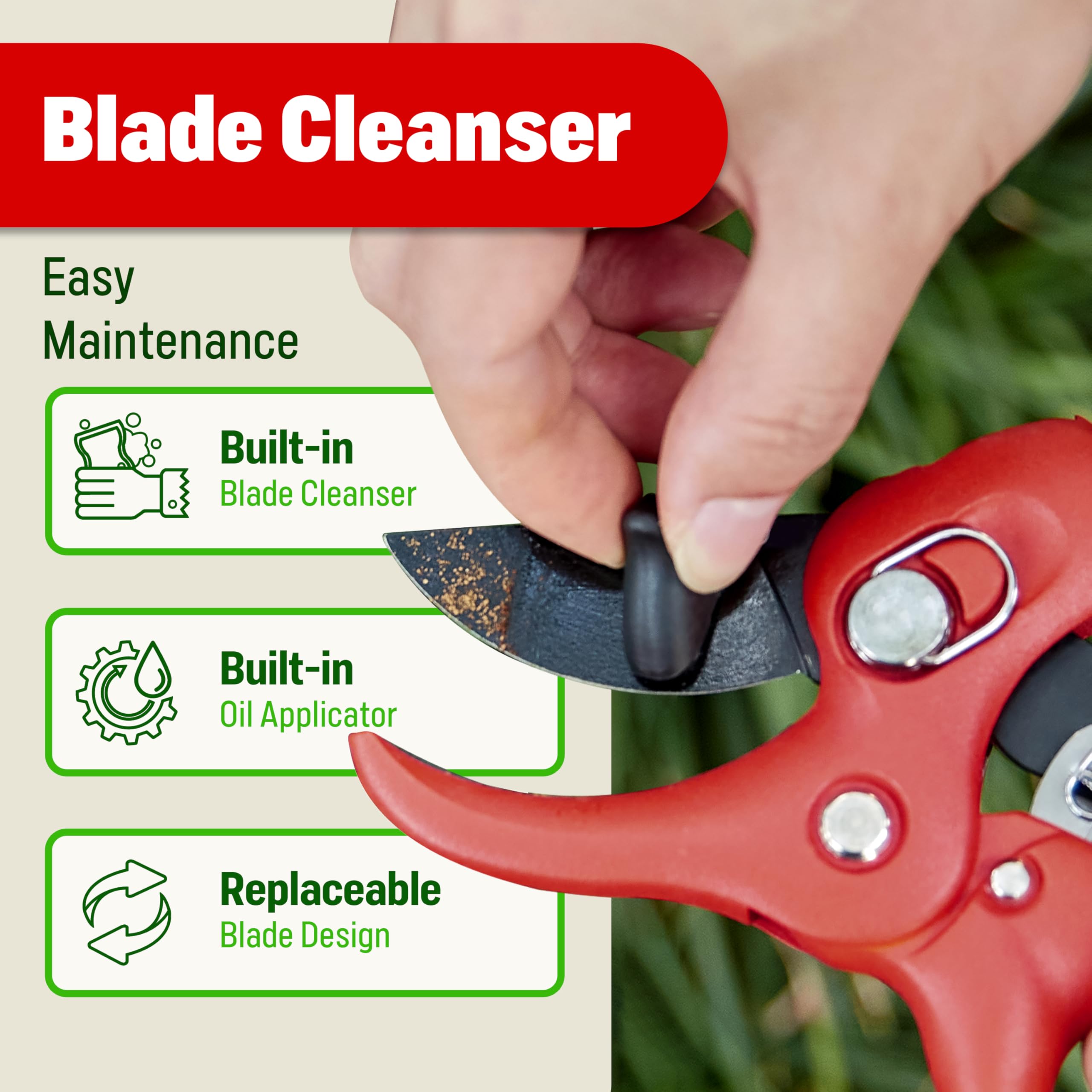 DuroX lightweight cast aluminum body for easy handling.