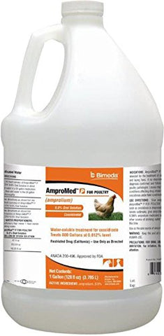 Durvet 698940 Ampromed poultry bottle, supporting coccidiosis management in growing poultry