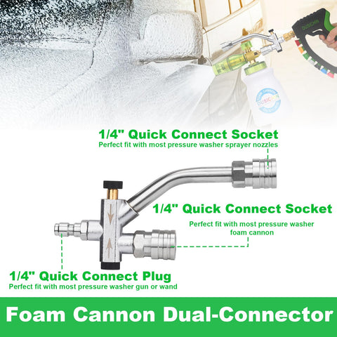 Dusichin 7-nozzle tips offer versatile spray angles for cars, fences, and driveways.