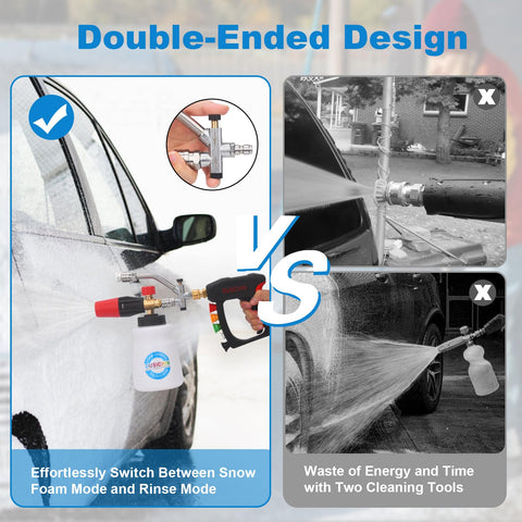 DUSICHIN adjustable foam dispenser lets you balance water and foam