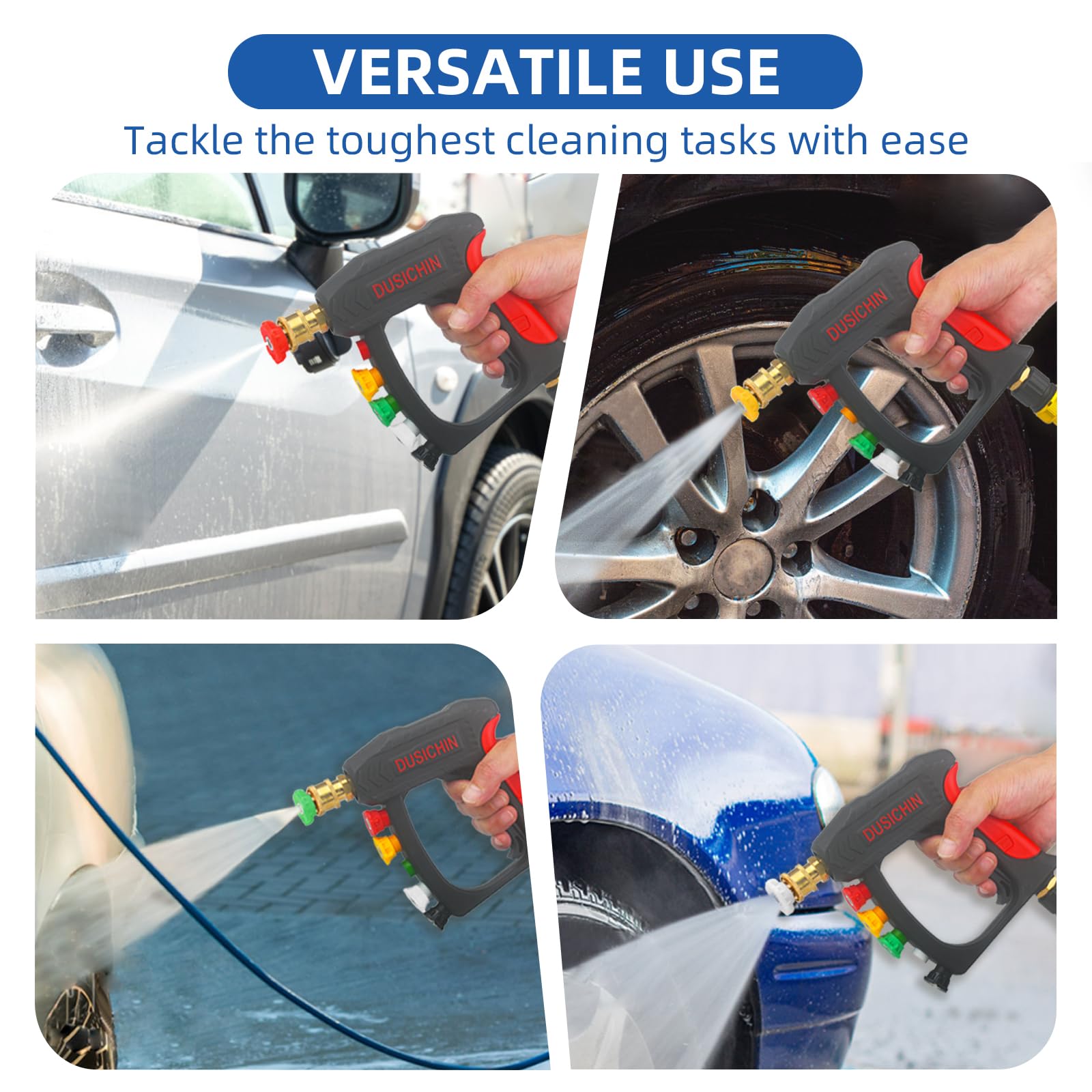 DUSICHIN compact adapter offers easy, tool-free installation for quick use.