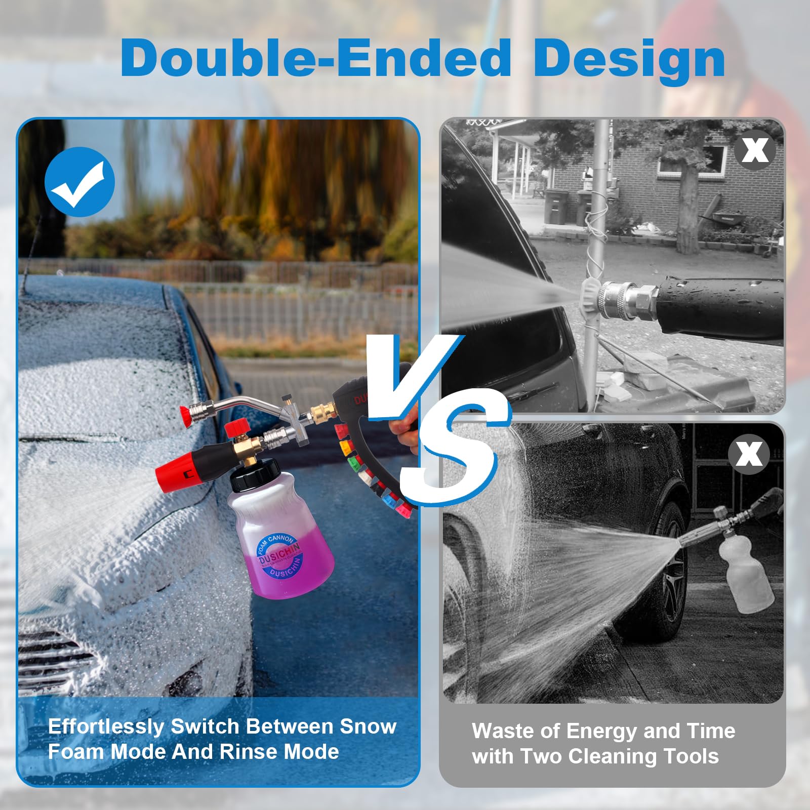 DUSICHIN set of seven nozzle tips for versatile spray patterns