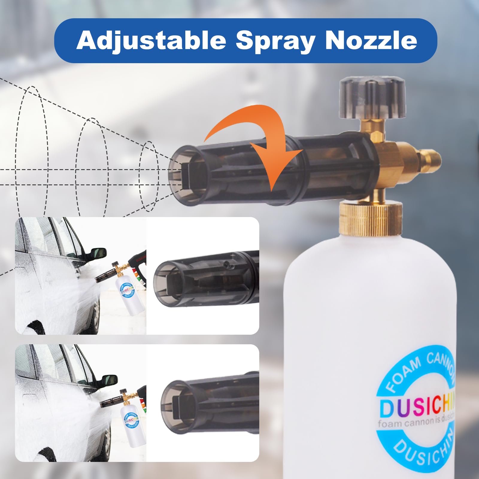 DUSICHIN SFL-001 quick-disconnect fitting enables fast tool swaps.
