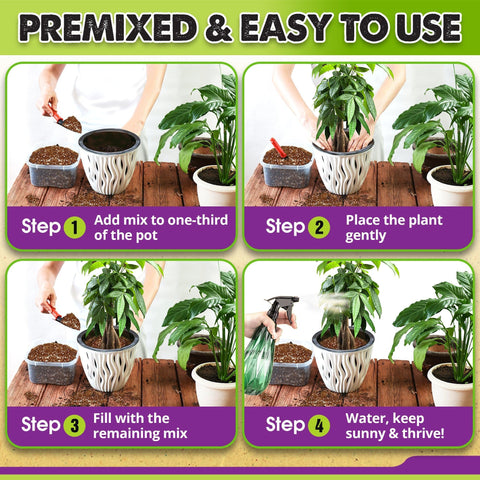 Monstera thriving using Duspro soil at home