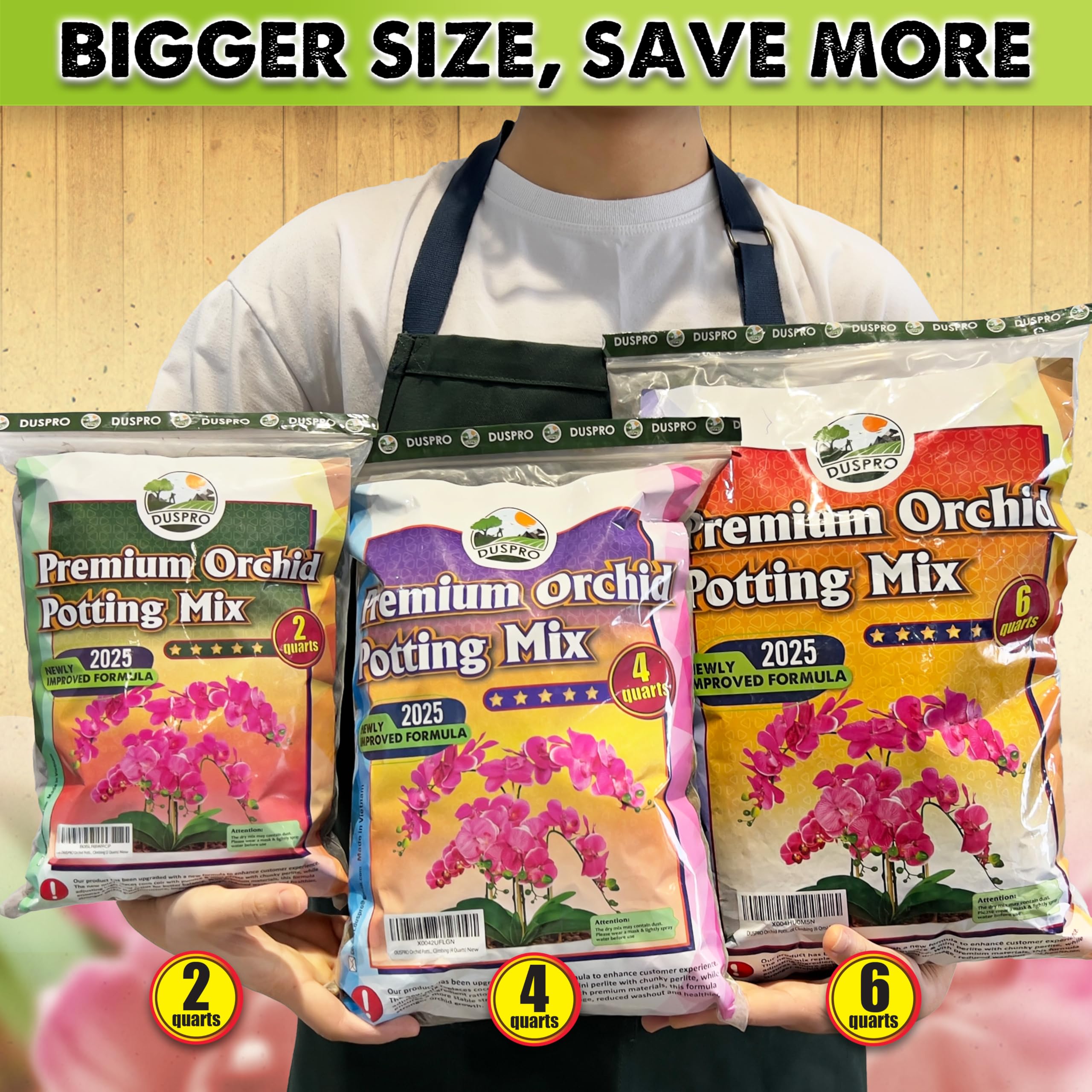 Duspro repotting kit provides all-in-one solution for indoor orchid care.