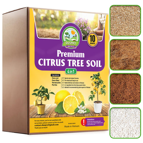 Duspro Recycle Citrus Soil packaging shown for quick start in citrus planting