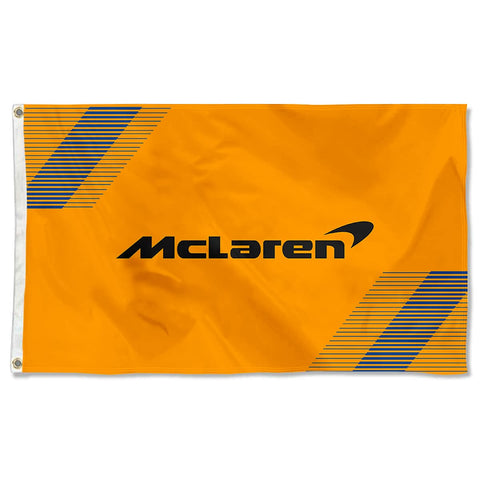 Dutern checkered flag McLaren banner 3x5 feet for outdoor display and sports-themed decor.