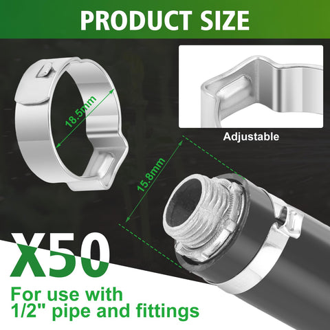 Duraaamo stainless steel clip construction showcases durable corrosion resistance.