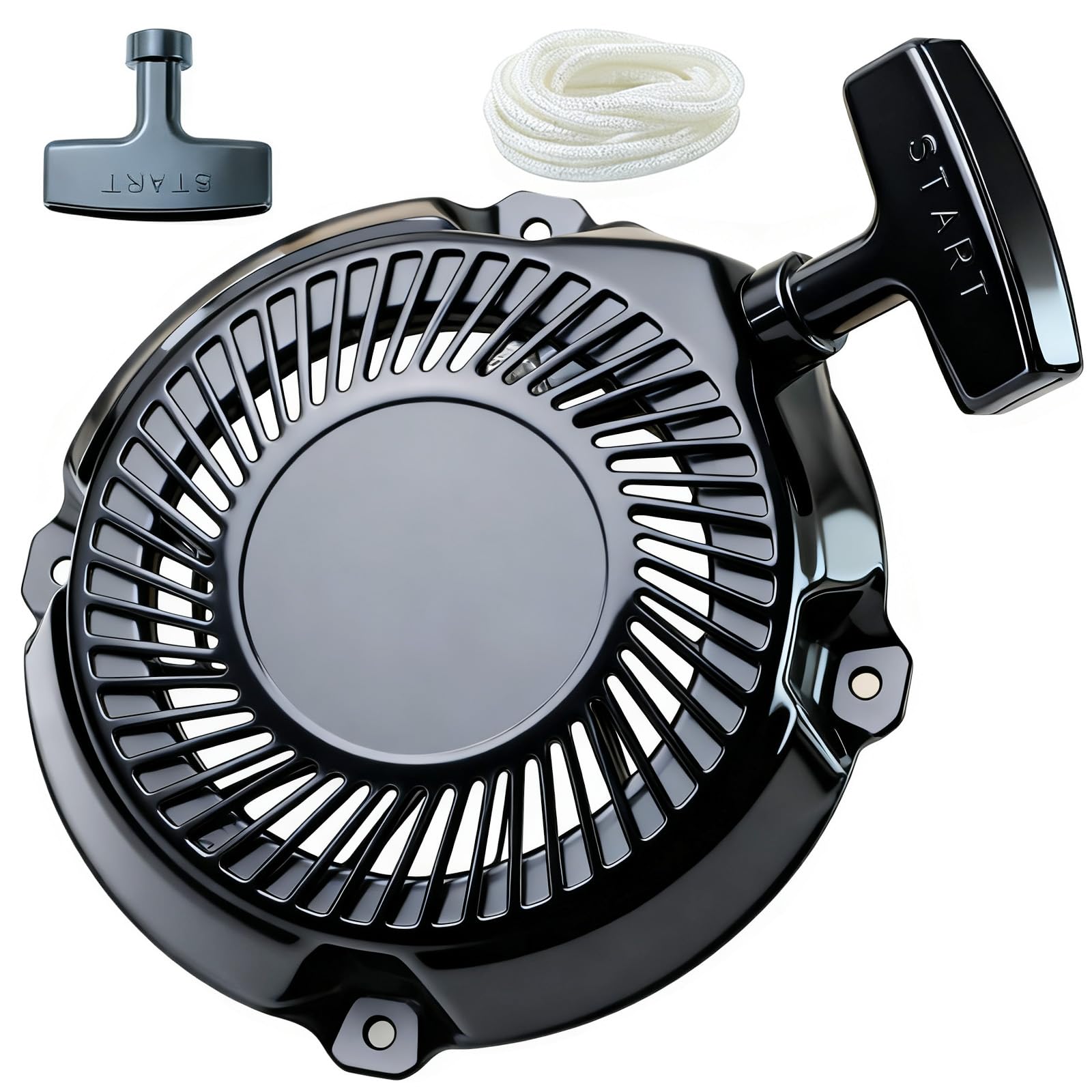DVBB recoil starter for Briggs Stratton 591301 assembly with pull rope and handle