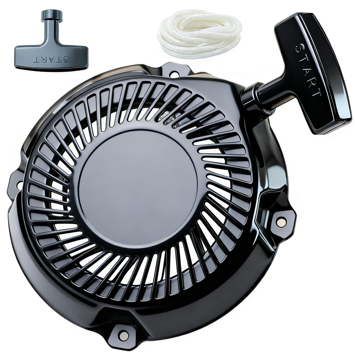 DVBB recoil starter for Briggs Stratton 591301 assembly with pull rope and handle