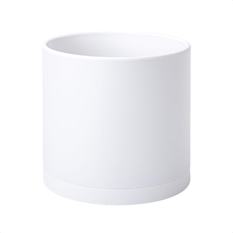D'vine Dev 10-inch planter with matte finish for durable indoor display.