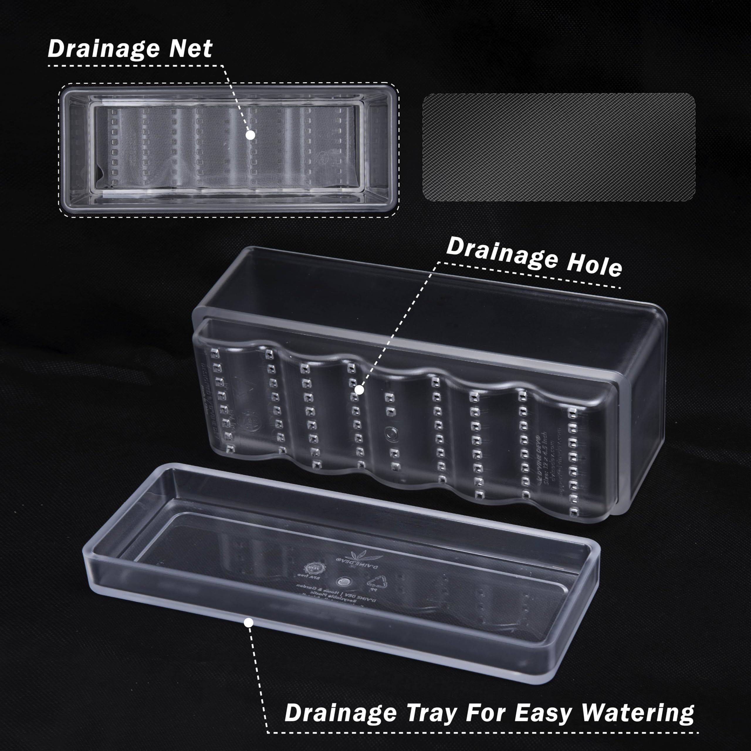 D'vine Dev BPA-free plastic planter supports safe indoor gardening.