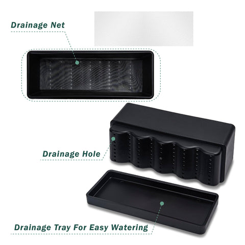 D'vine Dev BPA-free plastic planter designed for safe vegetable and herb growth.