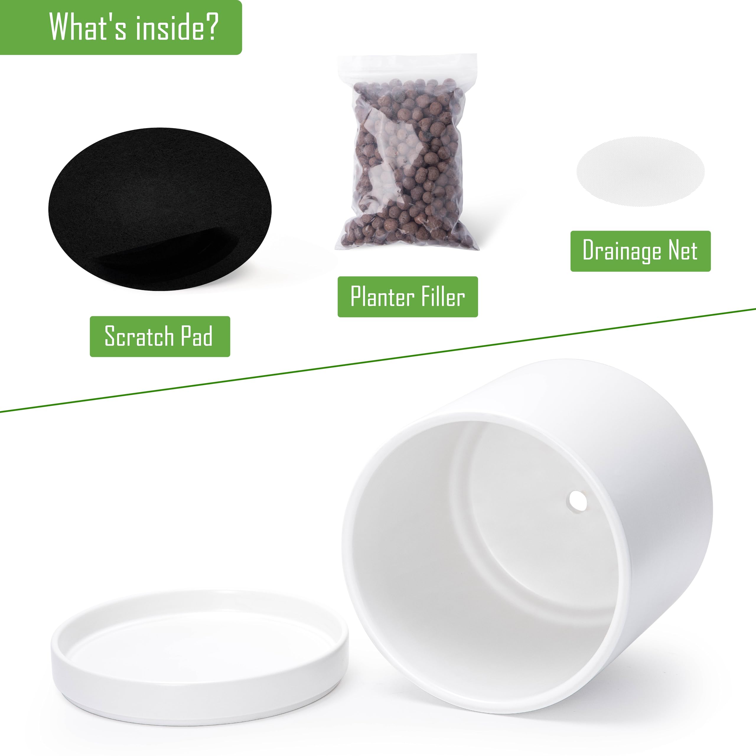 D'vine Dev drainage net and scratch pad demonstrate thoughtful protection during setup
