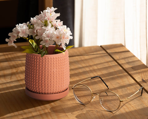 D'vine Dev handcrafted terracotta texture adds artisanal charm to interiors.